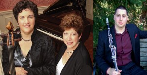 CROSS ISLAND - cellist Suzanne Mueller and pianist Elinor Abrams Zayas - and clarinetist Sandy Tepper
