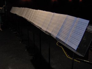 The Score for Philip Glass\'s \