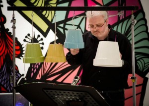 Percussionist Luke Hubley (photo by David DeHoyos)